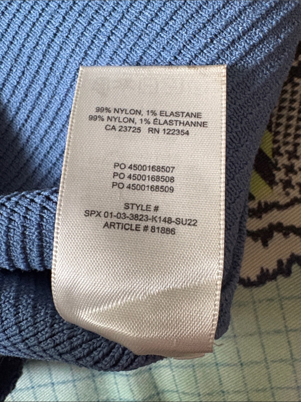 Aritzia Babaton Sculpt Knit Mockneck Halter Top Women’s XS Blue Sleeveless - Picture 5 of 6